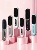 Produits de dropshipping 2026 : Mini lisseur-peigne sans fil portable rechargeable par USB pour femmes, agent de dropshipping