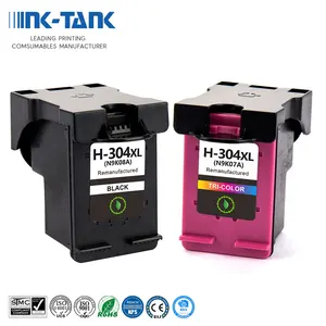 INK-TANK 304 XL 304XL renkli yeniden üretilmiş mürekkep kartuşu için HP304 için HP304xl HP Deskjet 3720 3730 için Envy 5032 5530 yazıcı