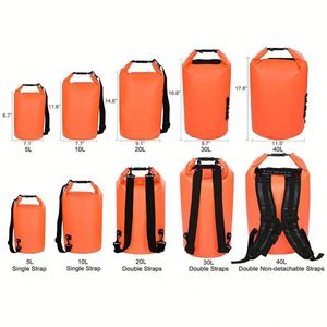 Sac étanche 10L avec poignée Ocean Pack pour sports de plein air, camping, randonnée, sac sec transparent en PVC - Product Image 2