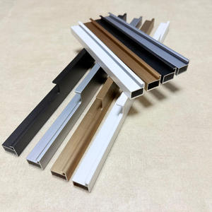 Perfiles de Aluminio Serie 6063 para Puertas, Marco Oculto, Vidrio, Cocina, Armario, Puerta de Acero - Product Image 2