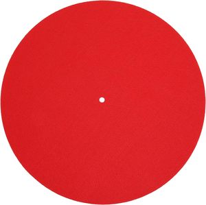 Rouge Blanc Gris Noir Couleur Client Logo Impression Feutre Slipmats DJ Platine 12 "LP <span class=keywords><strong>Vinyle</strong></span> Record Slip Mat Réduire Les Bosses De Vibration - Product Image 1