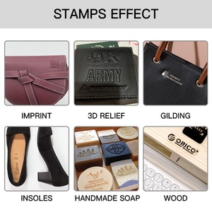 NO MOQ Custom logo Cliche Mould Personalized Branding <b>Stamp</b> Metal Embossing Dies - Product Image 2