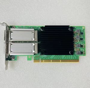 การ์ดเครือข่าย MCX516A CCAT Connect X-5 EN 100GbE แบบสองพอร์ต QSFP28 PCIe3.0 x16 สำหรับเซิร์ฟเวอร์ AI HPC - Product Image 1