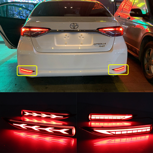 ไฟท้าย LED 2 ชิ้น 3 ฟังก์ชั่น ไฟวิ่งหลัง + ไฟเลี้ยวแบบไดนามิก + ไฟเบรก สำหรับรถยนต์<span class=keywords><strong>โต</strong></span><span class=keywords><strong>โย</strong></span><span class=keywords><strong>ต้า</strong></span> โคโรลล่า อัลติส ปี 2019-2023 - Product Image 6