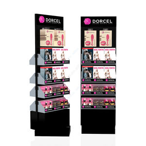 Merchandising Metal Fixtures and Display Racks Wood Cosmetics Floor Pvc Foam <b>Board</b> Stand <b>Acrylic</b> - Product Image 1