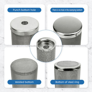 ओएम एस 304 316एल स्टेनलेस स्टील धातु तार जाल ब्रेडेड स्क्रीन सिलेंडर निस्पंदन टोकरी - Product Image 4
