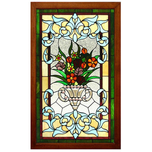 <span class=keywords><strong>Vitrail</strong></span> artisanal personnalisé, fait à la main, verre d'art pour mur de porte et fenêtre, glaçage Double face - Product Image 1