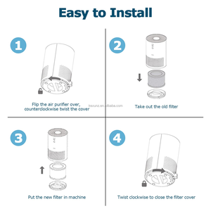 Filtro HEPA de Repuesto para Purificador de Aire TOPPIN TPAP002 Comfy Air C1 4 en 1, Filtro HEPA Verdadero H13 para Purificador de Aire TOPPIN TPAP002 - Product Image 6