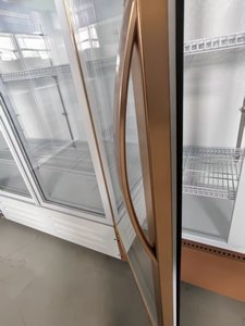 Single <strong>Glass</strong> Door Air &amp; Direct Cooling Beverage Refrigerator Cooler Upright Drink Display Cabinet with Custom Brand Logo - Product Image 3