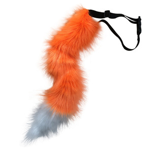 <span class=keywords><strong>Cola</strong></span> <span class=keywords><strong>de</strong></span> <span class=keywords><strong>zorro</strong></span> <span class=keywords><strong>de</strong></span> simulación hecha a mano para cosplay <span class=keywords><strong>de</strong></span> Halloween, accesorios ajustables y flexibles - Product Image 2