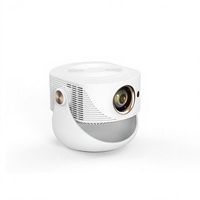 Projecteur intelligent à mise au point manuelle, correction automatique de la distorsion trapézoïdale verticale, courte focale, compatible 3D intégré, vidéo home cinéma 120 pouces