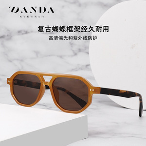 Danda Eyewear S31119 Acetate Sunglasses Polarized UV380 Protection Unisex Outdoor <b>Driving</b> Sun <b>Glasses</b> - Product Image 3