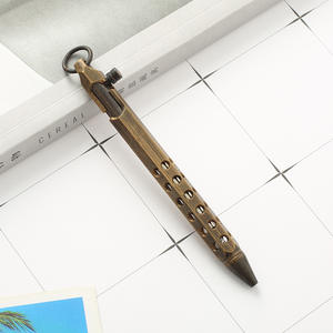 Bolígrafo de Bolsillo Portátil de Latón Sólido con Diseño Delicado y Logotipo Personalizado - Product Image 6