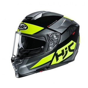 Casco Integrale Hjc Rpha 70 Giallo Grigio Nero in Fibra Composita L per Moto - Product Image 1