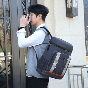 Mochila Nevera Aislada para Exteriores con Doble Capa de Tela Oxford, Almacenamiento para Botellas de Vino, Multicolor, para Picnic, Camping y Viajes - Product Image 3