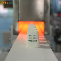 Máquina de impresión de pantalla de seda para taza de café, máquina de impresión de papel, automática, multicolor