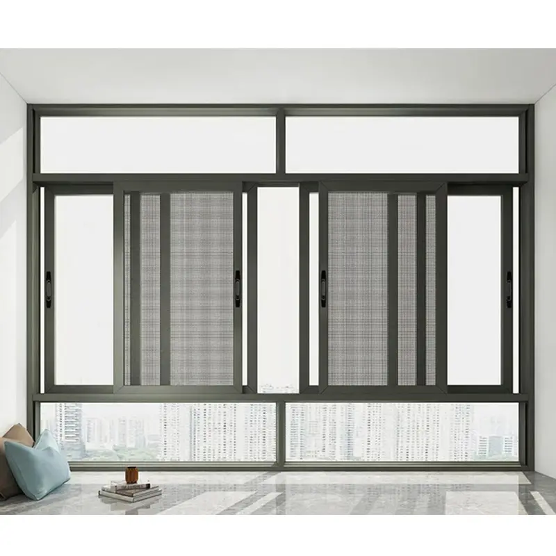 OEM durable double glazed aluminum sliding windows and doors