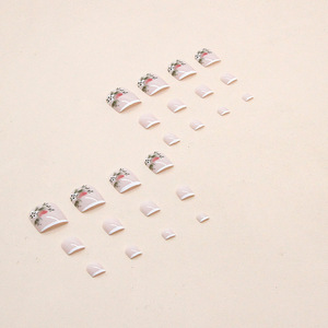 F053 <span class=keywords><strong>Uñas</strong></span> Postizas <span class=keywords><strong>de</strong></span> Diseño Nuevo, <span class=keywords><strong>Uñas</strong></span> <span class=keywords><strong>Francesas</strong></span> <span class=keywords><strong>Cuadradas</strong></span>, <span class=keywords><strong>Uñas</strong></span> Postizas Personalizadas - Product Image 3