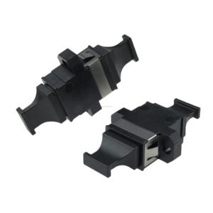 Оптический адаптер-фланец MTP/MPO, 12 волокон, с разъемами Key-Up Key-Up, OM1-OM5, для центров обработки данных, черный, для 4G/5G/WiFi - Product Image 1