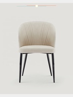 Chaise de salle à manger moderne de style italien luxueuse, légère et rembourrée, adaptée au bureau à domicile, au restaurant et à l'hôtel