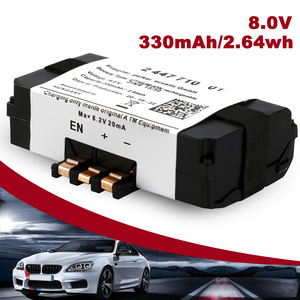 Batterie lithium-ion Peiker Acoustic 2447710 01 8.0V 330mAh, pièce de rechange pour démarreur de voiture - Product Image 2