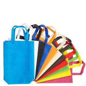 X418 Hot Selling Colorful Non Woven Shopping Bag Business Advertising Logo Shopping Bag Custom Non Woven Handbag With Custom Log - Product Image 4