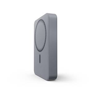Batterie externe magnétique en alliage d'aluminium 10000mAh 15W sans fil et 20W avec câble / Clip de fixation murale / Design fin / Sans danger pour les vols - Product Image 3