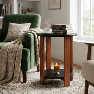 Wooden Coffee <b>Table</b> | Cocktail <b>Table</b> | Center <b>Table</b>/<b>End</b> <b>Table</b> for Living Room, Bedroom - Product Image 2