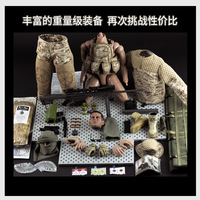 Vente en gros usine Figurine d'action Sniper en plastique de 12 pouces, modèle militaire Barrett, échelle 1/6, emballage en boîte couleur NB07-08