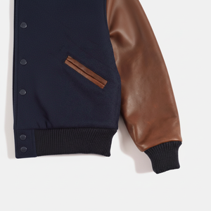 Veste universitaire à la mode pour homme mode Baseball Style tenue décontracté conception durable et légère - Product Image 1