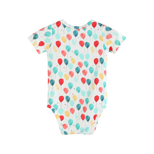 Combinaison pour bébé unisexe <span class=keywords><strong>OKIDS</strong></span>, respirante, en fibre de bambou et élasthanne, imprimé ballon rafraîchissant - Product Image 3
