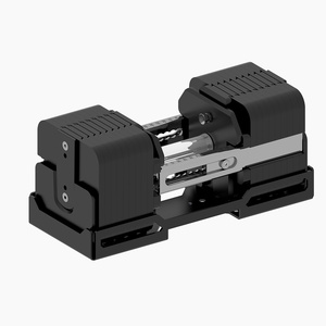 Haltères carrés AOC réglables latéralement, en multiples de 5 kg, équipement de fitness pour la maison - Product Image 1