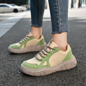 Chaussures de printemps transfrontalières pour femmes 2026 : Nouvelles baskets décontractées polyvalentes, grandes tailles, petites tailles, à motifs floraux, respirantes - Product Image 2