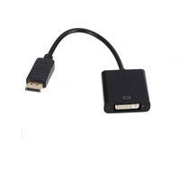 Cable Adaptador Activo BAJEAL, Macho a Hembra DVI, Compatible con 1080P, con Blindaje de Par Trenzado, Convertidor DP a DVI, 1 Año de Garantía