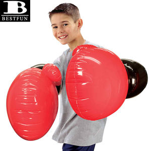 Guantes de boxeo inflables de PVC personalizados promocionales Guantes de boxeo de vinilo baratos Guantes de boxeo divertidos de plástico - Product Image 1