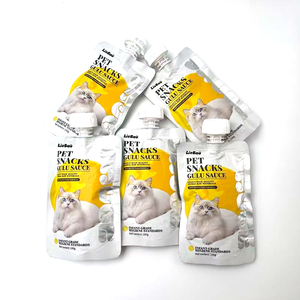 Friandises pour animaux de compagnie de qualité supérieure, biologiques, riches en protéines, en gros, OEM, 100 g, soupe de viande pour chat, 5 saveurs, poulet, thon, saumon, sachet humide pour chaton - Product Image 4