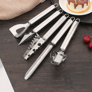 Ensemble d'ustensiles de cuisine 16 pièces en acier inoxydable, outils de cuisson multifonctions pour la préparation de pizzas et le manipulation du fromage - Product Image 4