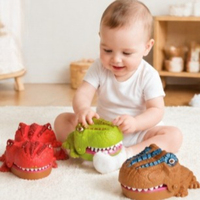 Jouet Dinosaure Mordant le Doigt – Jeu Amusant de Morsure au Doigt avec Dents Aléatoires – Modèle Mini Dinosaure Portable pour Enfants – Personnalisable