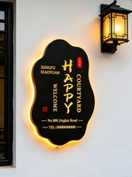 Boîte à lumière LED 3D personnalisée avec graphique, boîtier en acier inoxydable durable, apparence de marque sur mesure pour boutique, magasin, supermarché