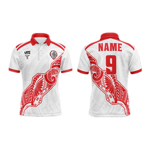 Polo 100% polyester à sublimation intégrale, logo personnalisé, uniforme d'équipe d'entreprise, vêtements de travail, vente en gros - Product Image 1