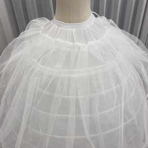 QUEENSGOWN Stock <span class=keywords><strong>Jupon</strong></span> à 7 cerceaux pour robe de mariée, volumineux et moelleux, <span class=keywords><strong>avec</strong></span> tulle, ajustable - Product Image 3