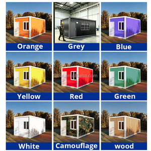 Contenedor Desmontable de 20 pies, Casa Contenedor Impermeable e Ignífuga, Oficina Modular Prefabricada, Dormitorio para Obras de Construcción - Product Image 5