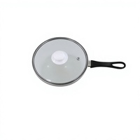 Marmite à soupe et à bouillon Luhong en émail avec couvercle en verre, compatible induction, gaz et four électrique