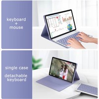 Casing papan ketik nirkabel, sarung HP kulit PU dudukan untuk Xiaomi Pad 8 2025, magnetik 11.2 inci dengan Keyboard