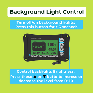 Thông minh Shunt Pin Màn hình EJ-BM16 cho gói pin với độ chính xác cao 500A hiện tại cảm biến độ chính xác 1.0% 8-80V - Product Image 6