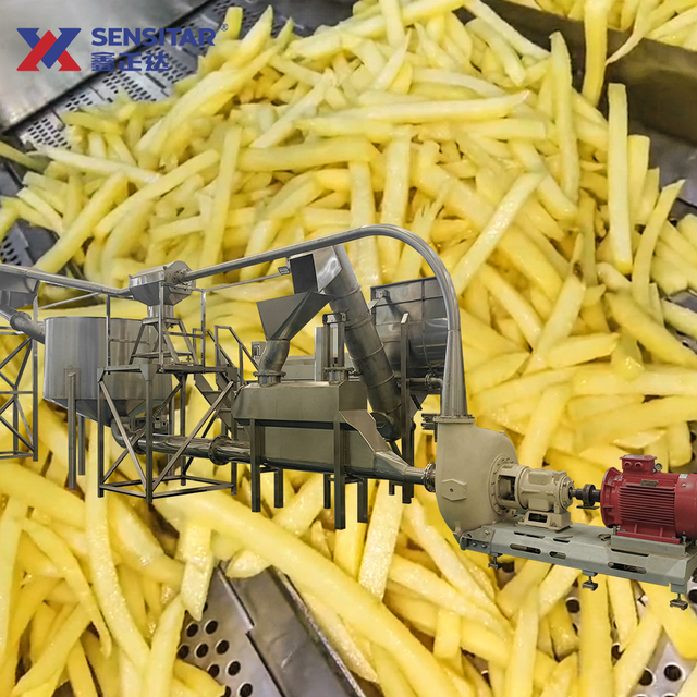 Sensitar Fully Automatic Machinery to Make Potato Chips Potato Chip Line Frozen French Fries Production Line