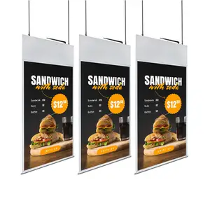 55 Inch Indoor Advertising Screen For Windows 4K HD Remote Publishing High Brightness LCD Advertising Display