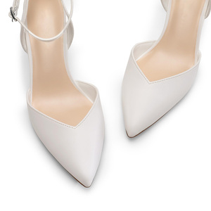 <span class=keywords><strong>Scarpe</strong></span> da Donna di Alta Qualità con Tacco a Spillo, Punta Chiusa, Cinturino alla Caviglia, per Matrimoni, Feste e Abiti Eleganti - Product Image 3