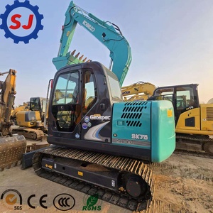 Excavadora Kobelco 75 Usada en Venta, Mini Excavadora Hidráulica Kobelco de 7 Toneladas con Motor de Bajo Consumo de Energía y Bomba Principal - Product Image 1
