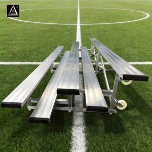 Smart Sports Soccer Stadium Aluminium Bleachers Grandstand Metal Tip and <strong>Roll</strong> Mobile Bleacher Bench Aluminum Bleachers Seating - Product Image 2